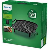 Prekė su pažeista pakuote. Karšto oro gruzdintuvės priedų rinkinys Philips Grill Kit XXL HD9959/00