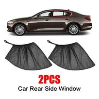 Automobilių užuolaidos nuo saulės Universalūs šoninių langų gaubtai SUV užuolaidos Apsauga nuo uodų tinklelis Tinklelis nuo saulės Automobilių priedai 2PCS Car rear