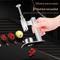 Labor Saving Press Fruit Corer 304 Food Grade Stainless Steel Pitter for Home Kitchen Cherry Pear  Processing one size