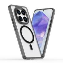 Compatible with the Xiaomi Redmi Note 15 Pro Bright Magnetic Phone Case and Redmi Note 14 Transparent Shockproof Protective Case Redmi note15pro【4g】 skaidri juoda spalva