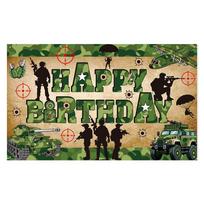 Camouflage Party Backdrop Material For Military Themed Celebrations And Venue Decoration