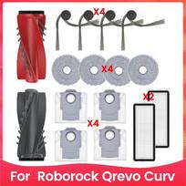 A20F-For Roborock Qrevo Curv Main Side Brush Hepa Filter Mop Cloth Dust Bags Robot Vacuum Cleaner Accessories