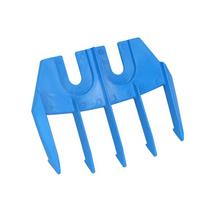 Plastikinis avies kirpimo mašinėlės peiliuko priedas šukos Tinka Oster, Heiniger ir GTS ir kt. 5 dantukai/9 dantukai/13 dantukų blue