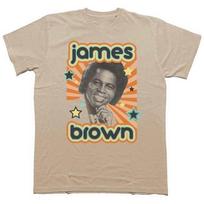 James Brown Stars T-Shirt Sand Color Cotton Full Size S-5XL BL1740 L