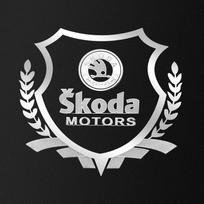 Automobilio lipdukai Kviečių ženklelis Lipdukas Automobilio kėbulo šoninis langas bagažinė Dekoratyvinis Skoda 3 2 VRS Vision Rapid Kodiaq Favorit Rapid Octavia A5 A7 Superb sidabras