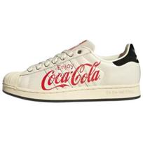 adidas Superstar Coca-Cola Balti Kreminiai Unisex Sportbačiai Avalynė-Balti Raudoni KH6892 38