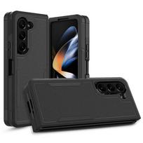 Applicable To Samsung Z Flip7 Contrasting Color Anti-fingerprint Mobile Phone Case Fold5 Two-in-one Sailing Anti-drop Cover samsung z flip5 juoda