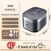 SUPOR 4L Smart Multi-functional Electric Rice Cooker CN plug (adapter included)