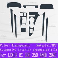 For  Lexus RX 300 350 450H  Gearbox Panel Navigation Screen Automotive Interior TPU Protective Film Cover Anti-Scratch Left Rudder