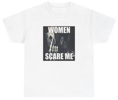Unisex Scare Me T Shirt Funny Skeleton Weirdcore Unhinged Dank Meme Cursed Tee S