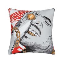 Chris Brown Pillow Case Comfy Pillow Cover Vintage Cushion Cover For Couch Sofa Bedroom Peach skin 18*18(CM)-1Pcs