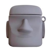 Moai akmens statula AirPods Apple 4 kartos Bluetooth ausinių dėklas 2026 naujas animacinis apsauginis dėklas pro2 Airpods 1/2 generation universal