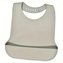 Large Silicone Adult Bibs Waterproof Food-Grade Bibs with Pocket Eating Aid for Elderly Men And Women Portable Tableware Access
