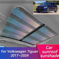 Stoglangio saulės skydelis Volkswagen VW Tiguan MK2 2017~2024    2024 Automobilio saulės skydelis Langų lipdukai Dalys Automobilio saulės skydelis