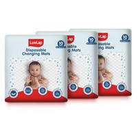 LuvLap Disposable Baby Underpad 30 Mats 60x60 CM Soft Breathable Waterproof Changing Mats For Mess Free Diaper Changes