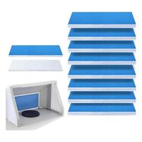 ABIY 12 Pcs Paint Booth Filter, Airbrush Paint Booth Filter Set, Double-Layer Design, Fit Airbrush Hobby, Paint Paint Booth