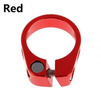 Tube Clip Saddle Fixed Cycling Seatposts Clamp Quick Release Bike Parts Aluminum Alloy 31.8MM auksas