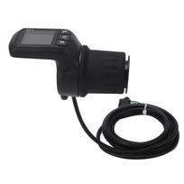 Electric Bike Meter Kit ABS LCD Display Panel Half Handle Grip and 5P Common Wire 24V 36V 48V 60V