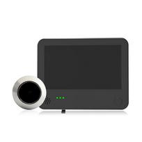 Buitinis WiFi vaizdo domofonas durų skambutis 4,3 colio 160° plataus kampo apsaugos stebėjimo kamera išmanioji elektroninė katės akis Hidden styles
