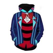 Hazbin Vox Cosplay Animacinis Hotel Kostiumas Megztinis Džemperis Su Gobtuvu Vyrams Gobtuotas Laisvalaikio Apranga Helovino Karnavalo Kostiumas XS