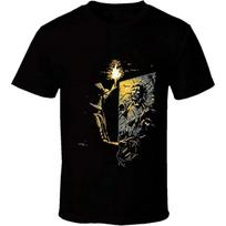DOO MJUGG Indy Jones Han Solo Mash Up Funny Fantasy Fan T Shirt Black L S juoda