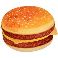 Rpporm Pillow Giant Hamburger Pillows Fluffy Burger Plush Pillows Soft Stuffed Hamburger Plush Toy Large Plush Hamburger Plushie Pillow Toys Gift For