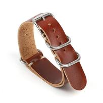 Vintažinis tikros odos laikrodžio dirželis 20 mm 22 mm Universalus Rankų darbo Karvės odos Laikrodžio juostelė Pakeičiama apyrankė Vyrams Moterims Apyrankės 20mm