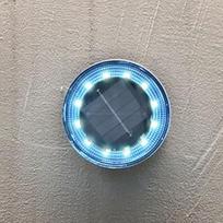 Waterproof LED Solar Ground Lights - 8 Pack mėlyna spalva