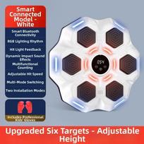 Bluetooth Connection Smart Music Boxing Machine Boxing Electronic Target  Sports Fitness White Kid Gloves