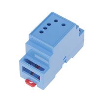1 vnt. DIN bėgelio PLC jungčių dėžutė Plastikinė elektronikos dėžutė Projektų dėklas 4 spalvos 88x37x59mm 35 mm bėgelio montuojamas prietaiso korpusas