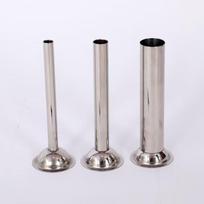 5lb Stainless Steel Sausage Stuffer Set - Home & Commercial Grinder & Funnel Accessories gray