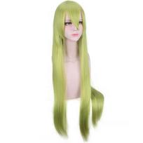 100CM Ilgio Perukas Cosplay Fate Grand Order Lancer Enkidu Kostiumas Fate Extra Atsparus Karščiui Sintetinis Plaukas Vyrams Moterims Cosplay Perukai 97-100CM žalia