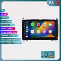 Hiizpo Android13 automobilinis radijas, skirtas Mercedes Benz W169 W245 B200 W906 Sprinter W639 Vito Multimedia Video Player Navigacija Pažangi GPS Carplay Auto P3CP 4Core 2G 64G