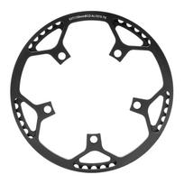Folding Bike Chainring Aluminum Alloy CNC Processing Wear Resistant Protective 53T Round Chainwheel juoda