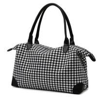 Houndstooth Large Capacity Travel Bag