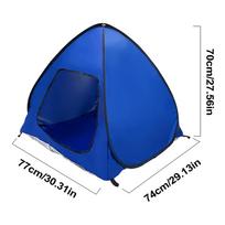 Dog Tent for Camping Foldable Pet House Waterproof Shelter Outside Cat Dog Outside Shade Tent for Picnicking Lawn Garden Patio M mėlyna