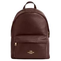 Coach Taylor 27 Minimalist Fashion High-Quality Pebble Leather Backpack Large Women backpack Gold Maple CDW78-IMMPL Basic Set (Bag+Dust Bag)