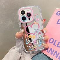 Mobile phone case for iphone17promax pink apple 15plus mirror love 16 women's protective case 13 apple 17