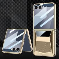 Samsung Galaxy Z Flip7 Mobile Phone Case Electroplated Supercar Case Film Integrated Folding Screen Creative Anti-drop Cover sm-flip7 phantom supercar shell