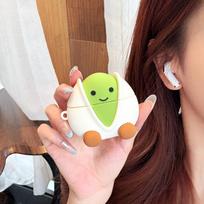Creative pistachio for AirPods 4th generation apple bluetooth wireless headset cover 2/3 female airpodspro2 Airpods 1/2 generation