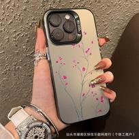 Simple pink for iPhone11/12/13/14/15promax Apple 16PROMAX mobile phone case Xs iPhone 7/8