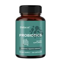 Probiotics 120 Capsules Dietary Supplement for Digestive Balance Support 120PCS