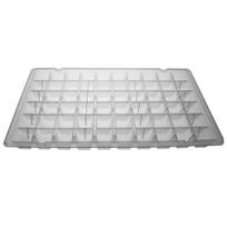 Zhishi Commercial 60-Grid Large Ice Cube Trays, 5-Pack