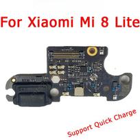 Charging Port For Xiaomi Mi 8 Lite Mi8 Charge Board USB Plug PCB Dock Connector Flex Cable Replacement Spare Parts For Mi 8 Lite