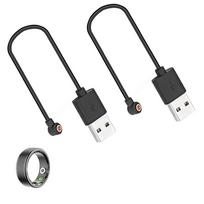 Magnetic Fast Charging Cable 2 Pack for Smart Ring Featuring 4.0mm Round Connector and Secure Magnetic Attachment China Mainland