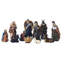 11 vnt. klasikinių kalėdinių maniežų rinkinio ornamentų dovanų dėžutė kalėdinė Velykų dovana dovanų dervos amatai 11Pcs