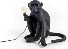 Seletti Stalo lempa Monkey sėdinti juodos spalvos