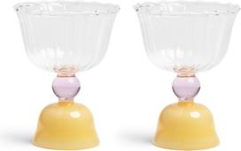 &K Amsterdam Taurės Tulip 200 ml, karamelės, 2 vnt.