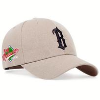 B raidės siuvinėjimas Beisbolo kepurės Medvilninė Snapback kepurė Madinga Sportinė Hip hopo Trucker kepurės Vasaros Lauko Apsauginės nuo saulės kepurės Garros chaki