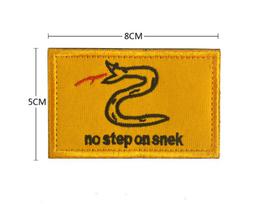 Cross-Border Tactical 'No Step on Snek' Morale Velcro Patch for Backpack